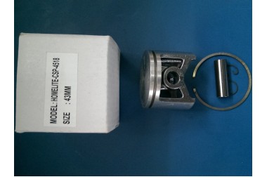 Поршень Homelite 4016, 4018 43мм палець 9,5мм у зборі бензопила Індія